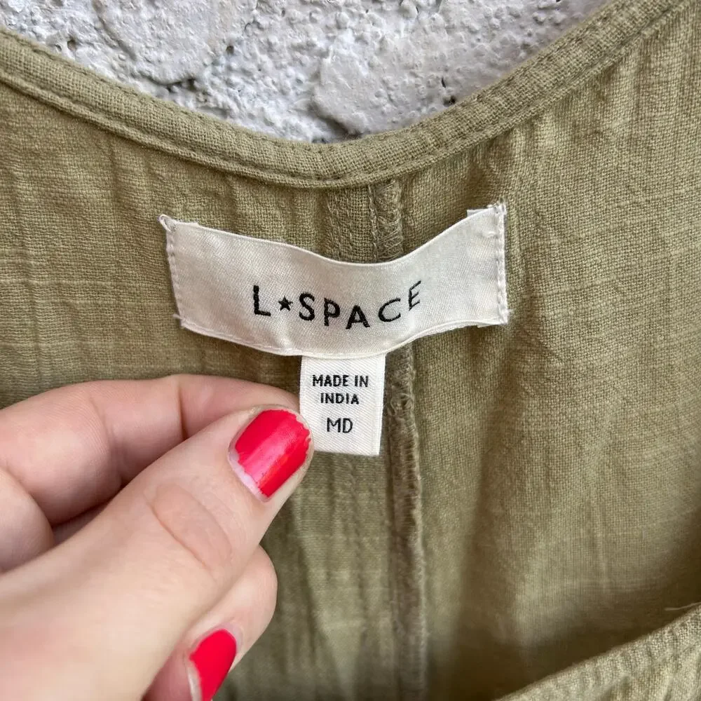 L*Space Olive Jumpsuit - Picture 5 of 8